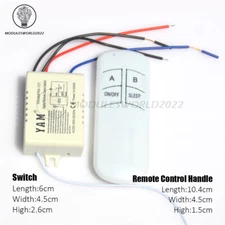 Wireless Remote Control Switch 220V ON/OFF Lamp Receiver Transmitter 1/2/3/4 Way