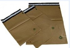 Biodegradable Poly Bag Mailer 100 #2 9x12 Brown Unlined Self Seal Envelope