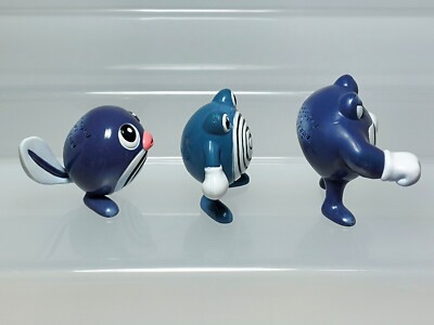 Poliwrath Poliwhirl Poliwag Pokemon Monster Collection Figure Tomy