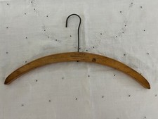 Antique Wood Hanger Woolf  s Clothing Store Chicago Late 18th Century 17  Long.