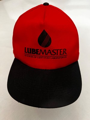 Vtg Lube Master Cap Hat Snapback Structured Front OSFA Adjustable