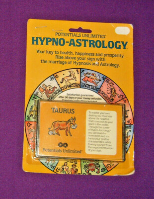 Hypno Astrology Audio Cassette Tape - Taurus (1980s) Hypnosis, Hypnotist
