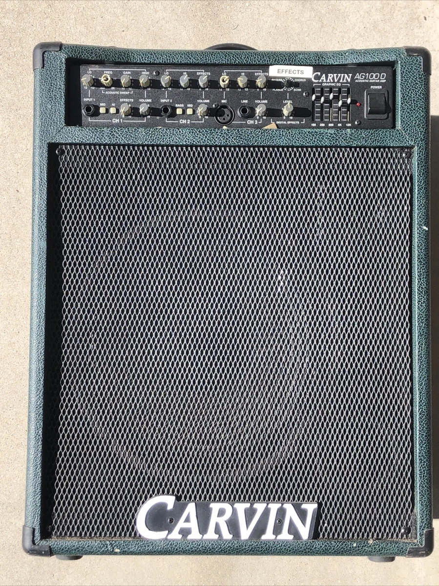Carvin AG100D Acoustic Guitar 3 Channel Amplifier