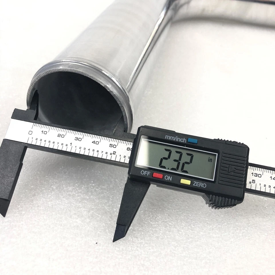 Universal Aluminum Piping Pipe Tube 2.5" 63.5mm O.D. 90 Degree Bend Intercooler - Image 3 of 4