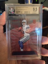 2016 Panini Clear Vision Rookie Red Level 1 #121 Dak Prescott /49 RC BGS 9.5 GEM