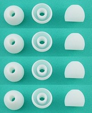 Image of 12 M White Eartips Earbuds for Monster Beats Dr. Dre Tour, urBeats, Powerbeats