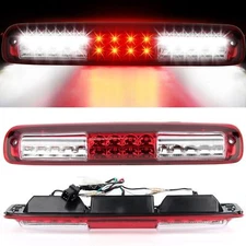 For 1999-2006 Chevy Silverado GMC Sierra Third 3rd Brake Light Clear Red Lens