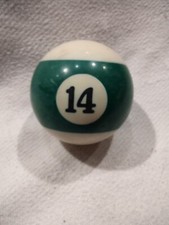 Vintage Replacement Pool Ball Billiards 14 Billiard Ball 2 1/4" Diameter
