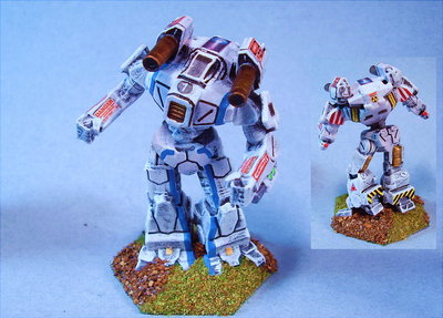 Battletech painted Tian-Zong battlemech CG