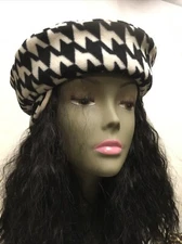 Tweed Houndstooth Bucket Hat New with Tag