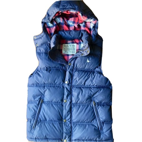 Jack Wills Quilted Down Vest Hooded 