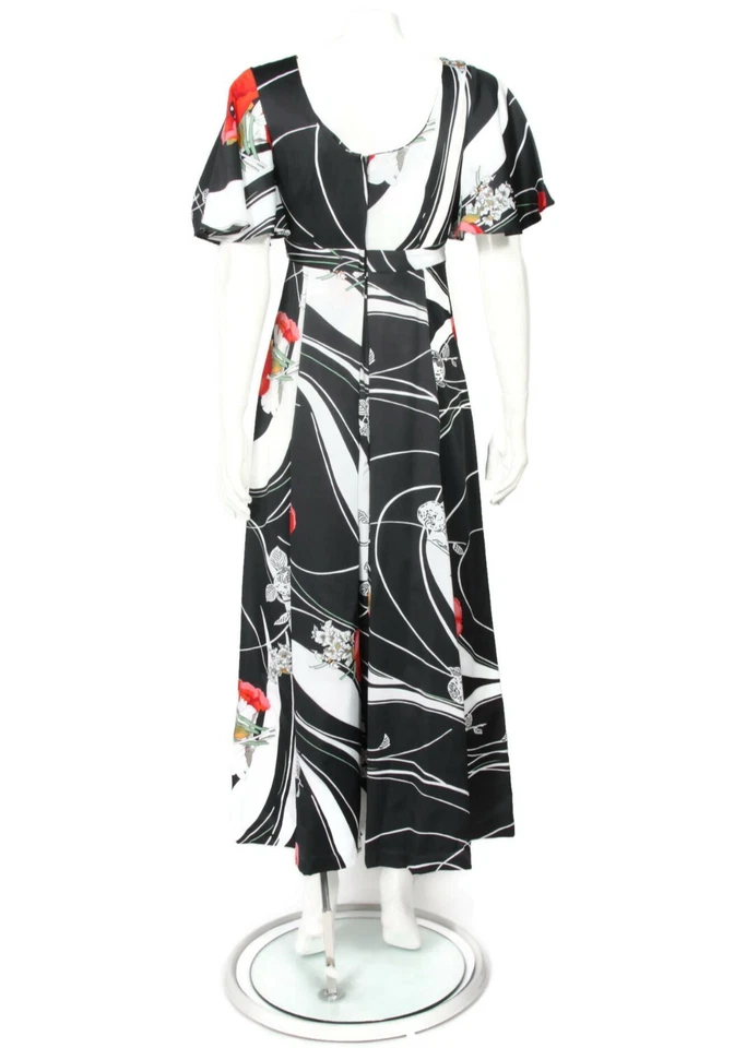 Vestido De Colección Mid Century Tori Richard Honolulu Liberty House Manga Ángel XS/6/741 Foto 4 de 4