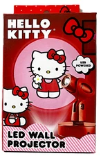 Hello Kitty LED Wall Projector Lamp Projection Red Light UBS Power w/ Cable New