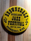 1966 BROWNSDALE MINNESOTA Dixieland Jazz Festival Pinback Button  — photo 3