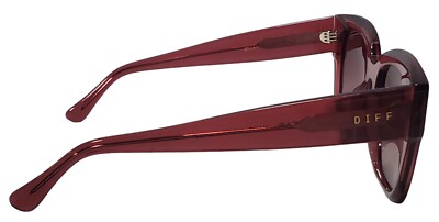 DIFF Bella II purple flash mirror sunglasses DIFF BELLA II Sunglasses Translucent Purple With Soft Case  main image 2