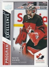 2020-21 Upper Deck Team Canada Juniors #123 Nicolas Daws POE - Team Canada
