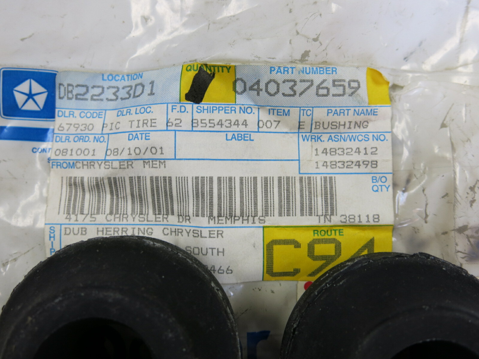 Mopar Strut Rod Rear Bushing 04037659 fits Dodge 19841994 eBay