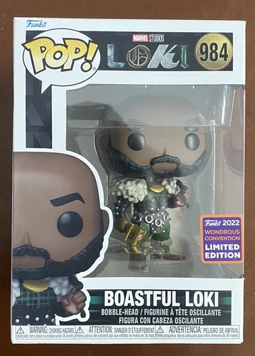 Funko Pop Boastful Loki 984 Marvel— Target Exclusive 2022 WonderCon