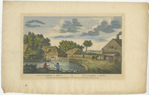 Antique Print of Lewisham by Bowles (1770) - Picture 1 of 1