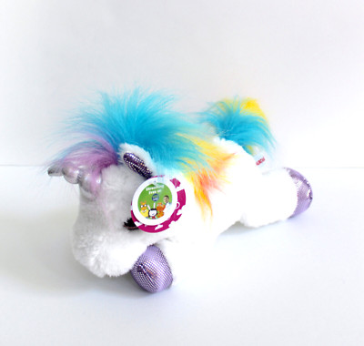 Sparkle Tales by Aurora Rainbow Unicorn Stuffed Animal Plush 12'' NEW