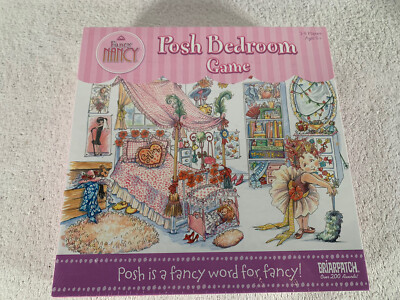 Fancy Nancy Posh Bedroom Game 2007 Briarpatch Childs Game Age 5+ 2-4 Players 