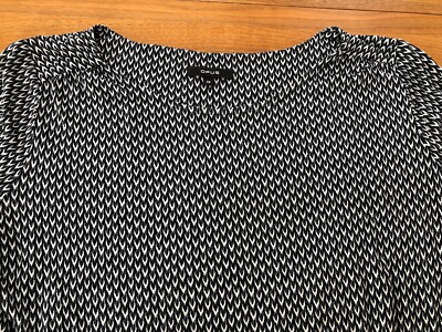 Hübsche Bluse  Shirt Von  OPUS Gr.38 Langarm  Luftig Materialmix Chic+zeitlos