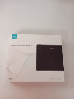 Huion HS64 Graphic Drawing Tablet - Pressure Sensitive Battery-free Pen