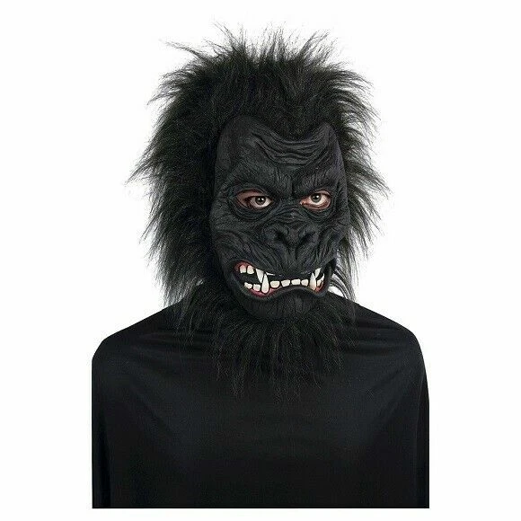 MASCARILLA DE GORILA NEGRO ADULTO *ANGUSTIADA* Foto 2 de 2