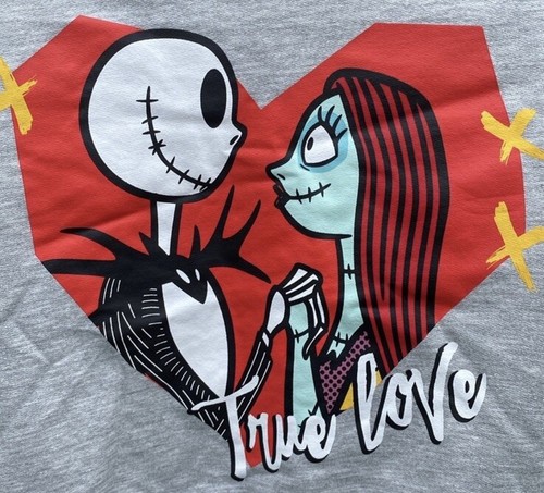 New Nightmare Before Christmas Sweater Kids True Love Fleece Lined, XS - Picture 3 of 5