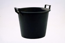 VASO MASTELLO CON MANICI 60X55X51 NERO LT 100 VASO CON MANICI PER PIANTE 