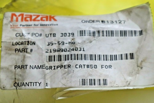 MAZAK, PINZA PARA CAT 50, #21969024031 B257 - Imagen 6 de 6