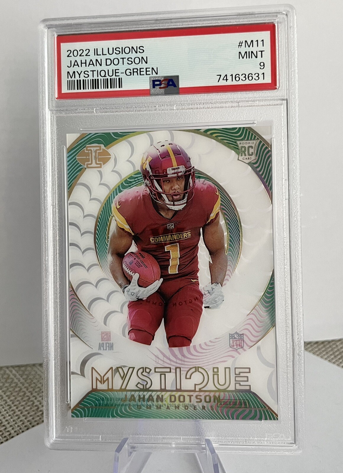 Jahan Dotson Panini Illusions Mystique #M11 Green