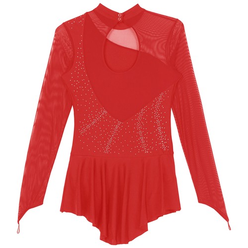 Women Ballet Dress Chiffon Skirt Costume Leotards Sleeveless Lyrical Ballerina - Bild 81 von 105