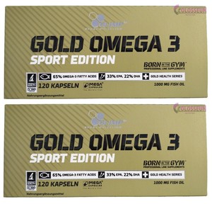 Olimp Gold Omega 3 84,29€/kg Sport Edition Fischöl 2x120 Kapseln | eBay