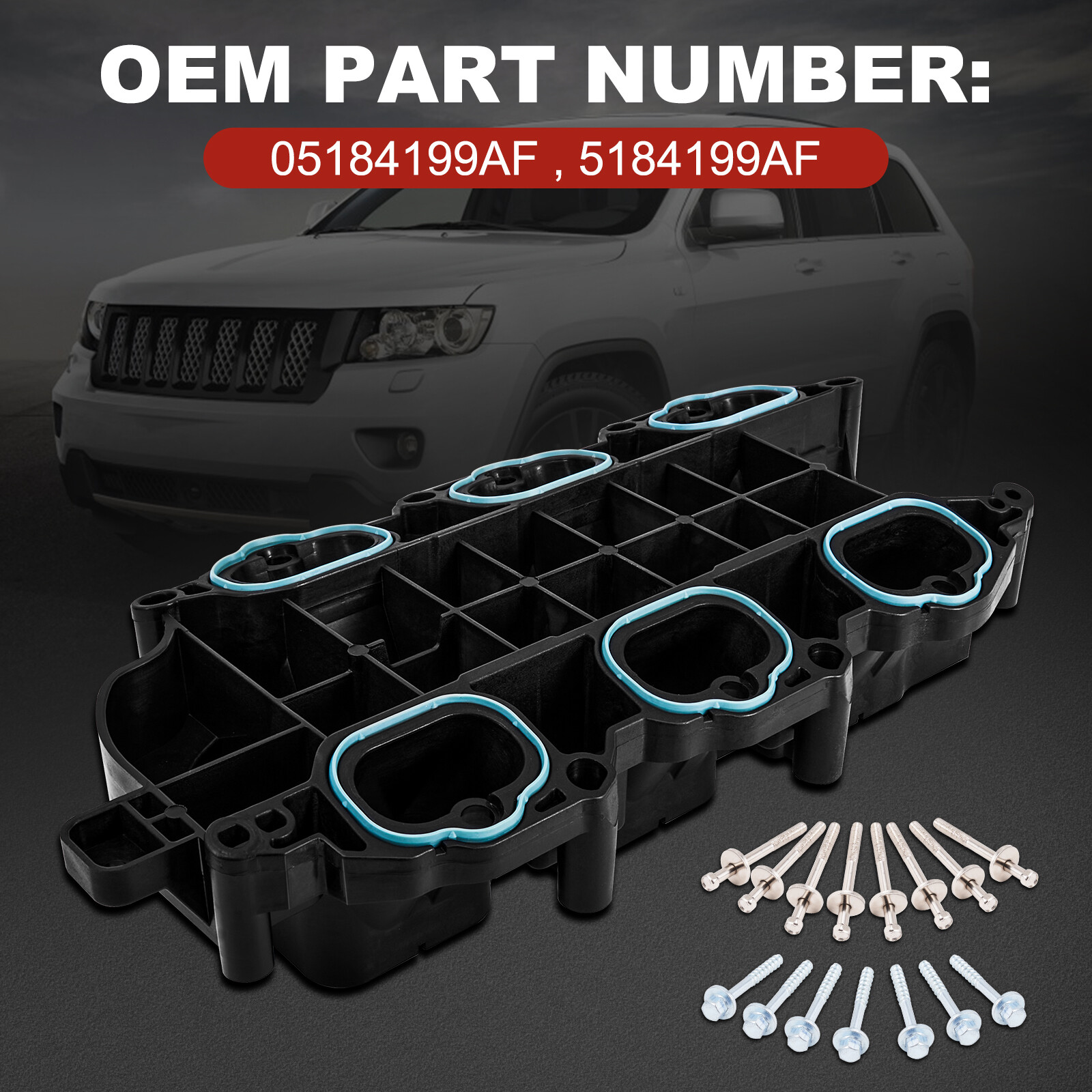 05184199AF Lower Intake Manifold For 20112020 Chrysler Dodge RAM Jeep