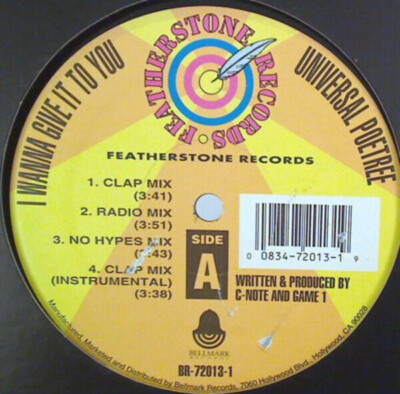 Universal Poetree I Wanna Give It To You STILL SEALED Vinyl Single 12inch