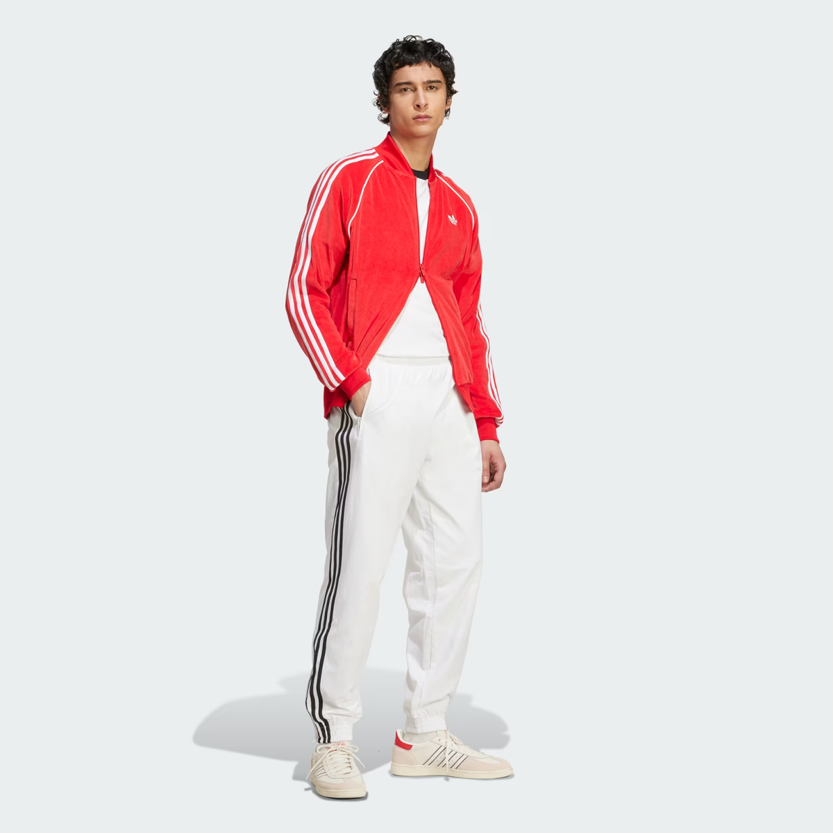 adidas orginals SST TRACK TOP XL ジャケット adidas Originals Men's Super Star SST Adicolor Plush Velour Track