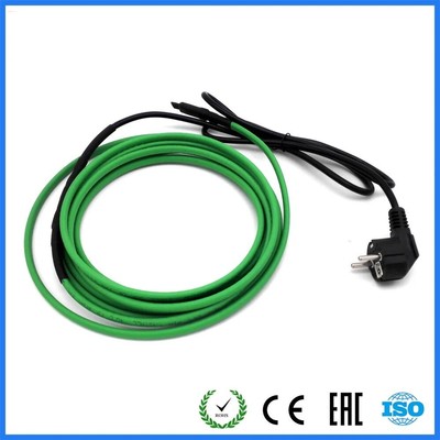 Electric Water Pipe Heater Wire Self Regulating Snow Melting Plug Cable 110-220V
