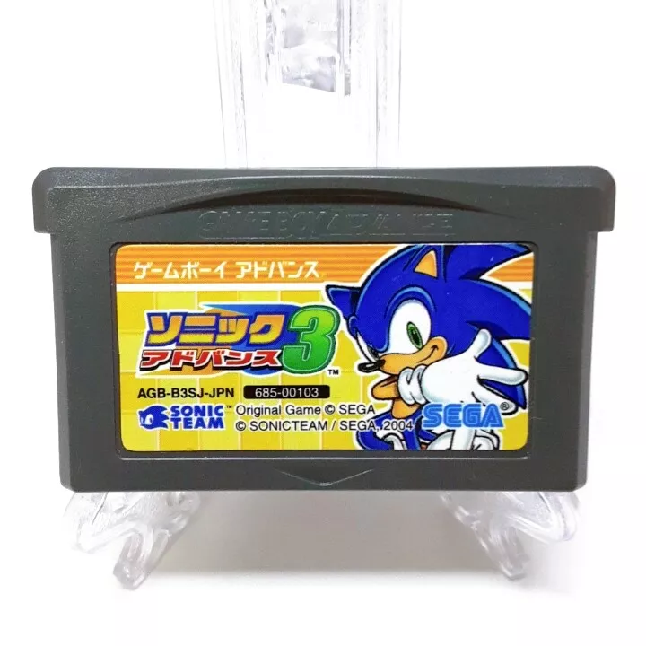 Sonic Advance 3 Gameboy Advance GBA Nintendo Sega Japan Very Good