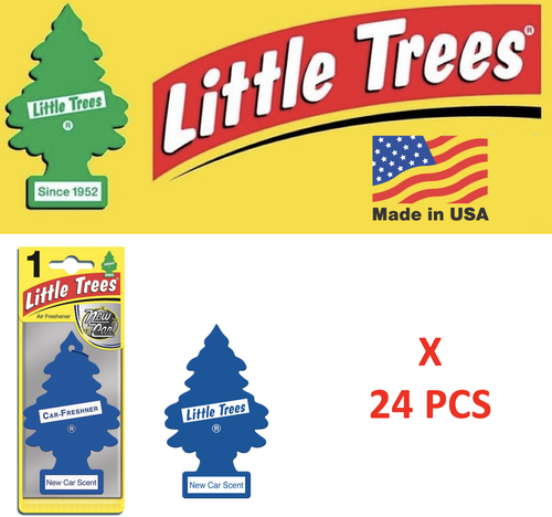 New Car Scent - Little Tree Lufterfrischer 10189 MADE IN USA 24er Pack