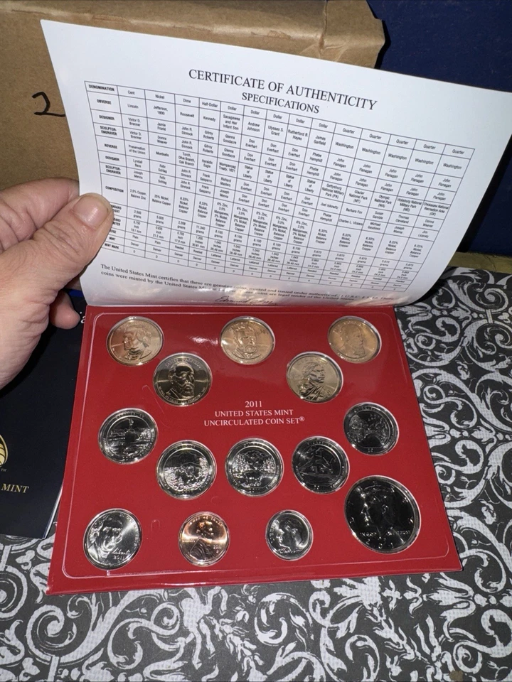 2011 P &D &S United States Coin Set Uncirculated and Mint Set In Original Box - Image 3 of 4
