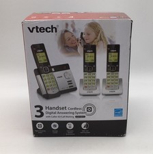 Vtech Cordless Answering System Machine 3 Handsets Caller ID DECT 6.0 ECO Mode