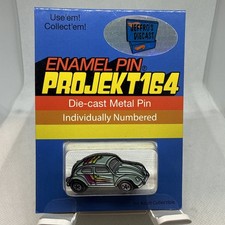 Projekt 164 Baby Blue Vw Bug With Redline Tires Enamel Pin Limited Edition Projekt 164 Baby Blue Vw Bug With Redline Tires Enamel Pin Limited Edition