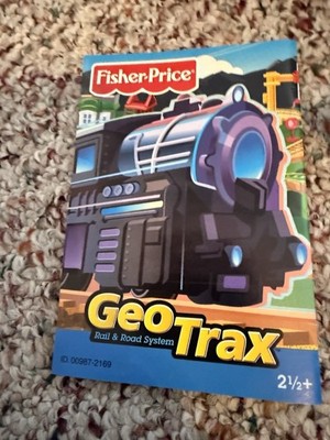Fisher-Price GeoTrax Rapid Rescue Fire Squad Rail & Road Set Remote + Track