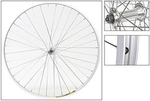 Wheel Front 700x35 Weinmann Zac19 Silver 36 Alloy Quick Release SS