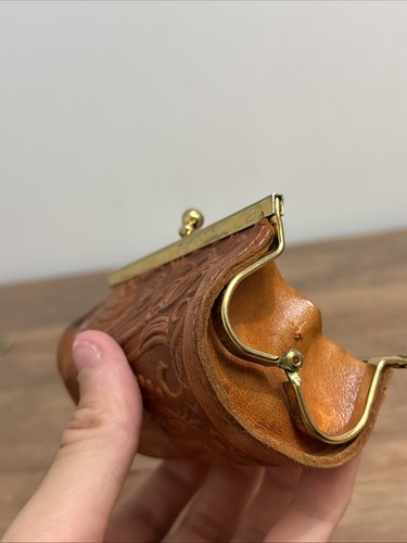 Vintage Leather Rudesheim Germany Coin Purse - Picture 7 of 10