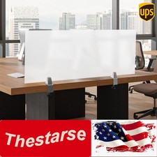 47 18 2 inches Office Partition Desk Divider Desktop Privacy W/Panel 2 Foam Pads