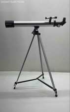 Vivitar Gray Black Lightweight Refractor Telescope With Adjustable Tripod Stand