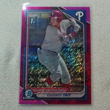 2024 Bowman Chrome 1st  - Prospects Eduardo Tait #BCP-164 Fuchsia Shimmer /199
