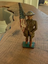 Barclay Soldier with American Flag